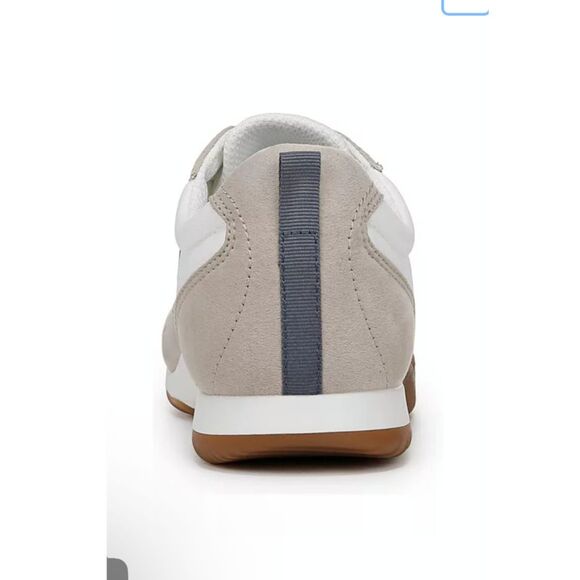 NEW Dr Scholl's Women's Sneakers Sz 8 White Lace Up Suede Canvas 'Good Ol Days' - Picture 4 of 6